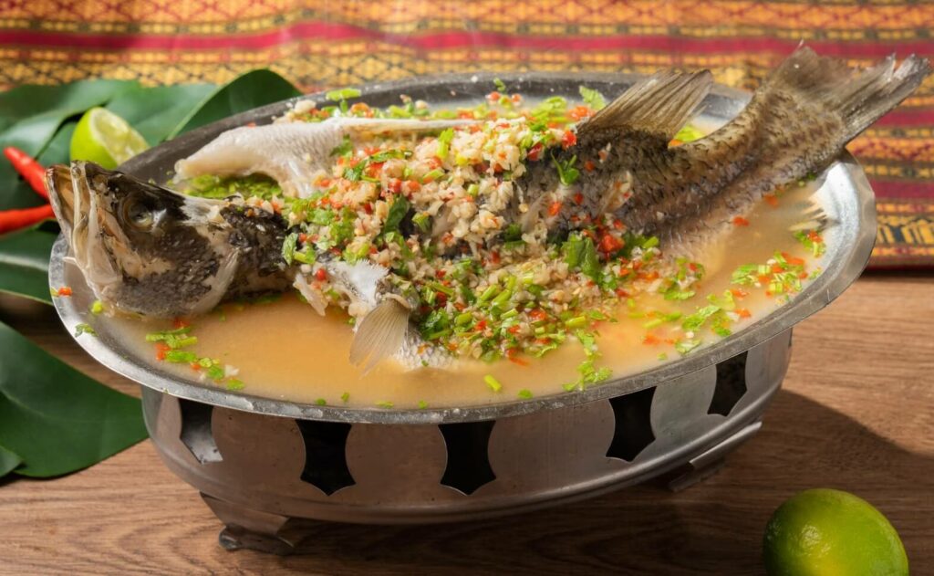 曼波泰式餐廳－檸檬清蒸鱸魚